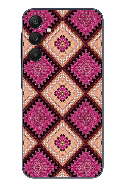Le Balvo Samsung Galaxy A25 Uyumlu Pembe Yavrusu Motifleri Baskılı Silikon Kılıf