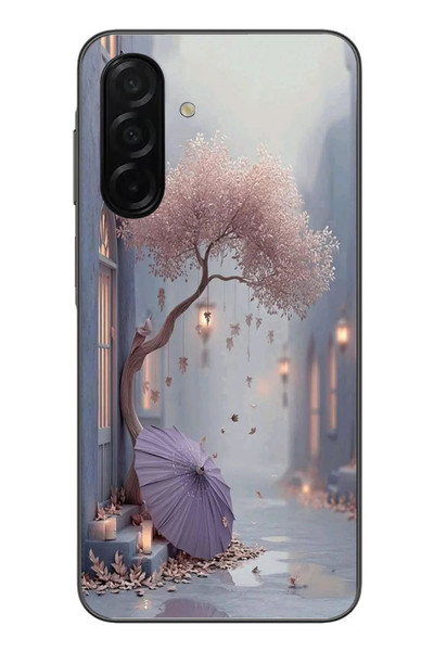 Le Balvo Samsung Galaxy A26 Uyumlu Mor Lamba Altı Baskılı Silikon Kılıf