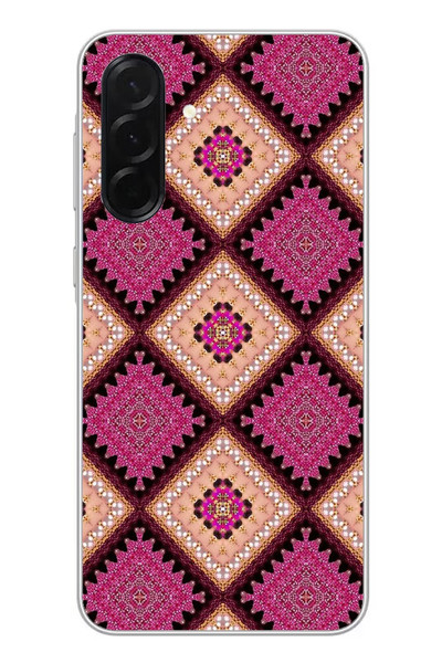 Le Balvo Samsung Galaxy A36 Uyumlu Pembe Yavrusu Motifleri Baskılı Silikon Kılıf