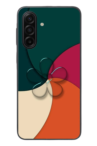 Le Balvo Samsung Galaxy A17 Uyumlu Modern Yonca Renkleri Baskılı Silikon Kılıf