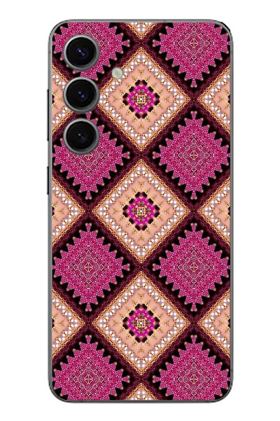 Le Balvo Samsung Galaxy S24 Uyumlu Pembe Yavrusu Motifleri Baskılı Silikon Kılıf