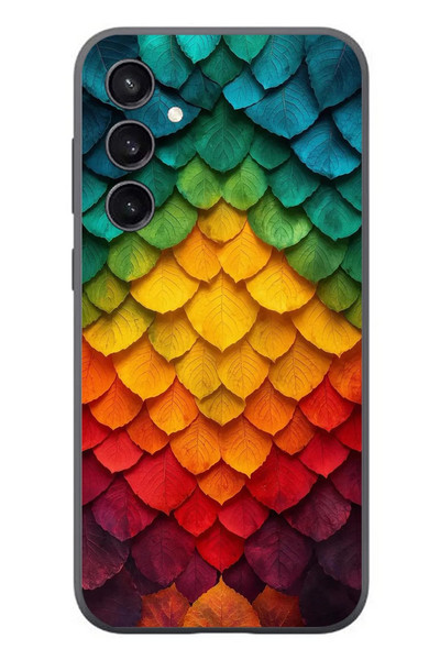 Le Balvo Samsung Galaxy S23 Uyumlu Efsun Renk Demeti Baskılı Silikon Kılıf