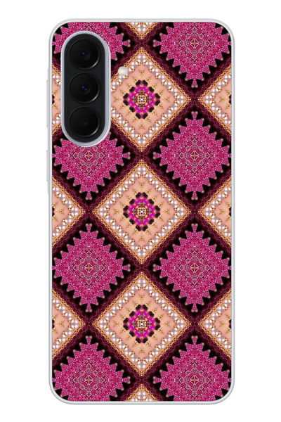 Le Balvo Samsung Galaxy A37 Uyumlu Pembe Yavrusu Motifleri Baskılı Silikon Kılıf