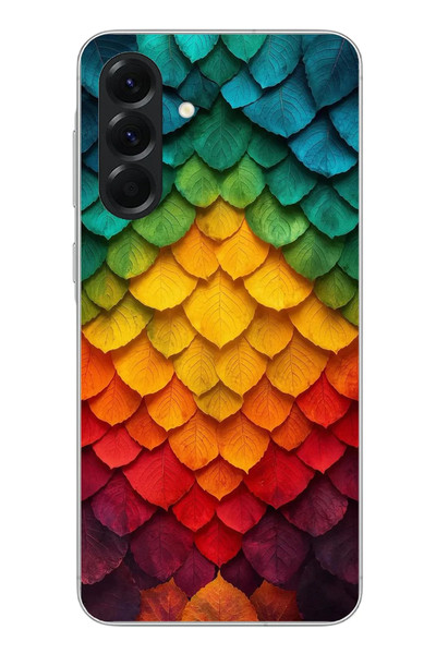 Le Balvo Samsung Galaxy A56 Uyumlu Efsun Renk Demeti Baskılı Silikon Kılıf