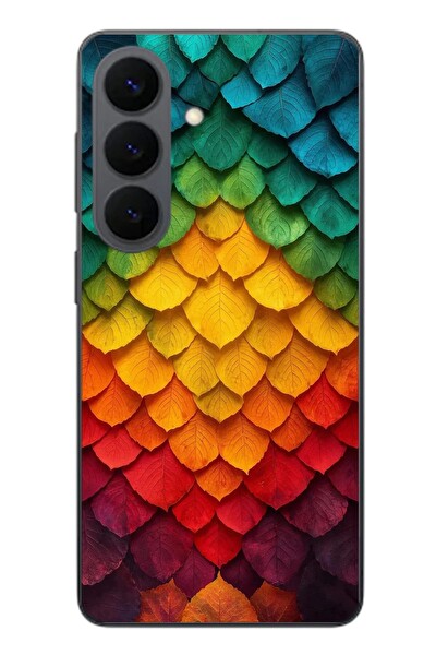 Le Balvo Samsung Galaxy S26 Uyumlu Efsun Renk Demeti Baskılı Silikon Kılıf