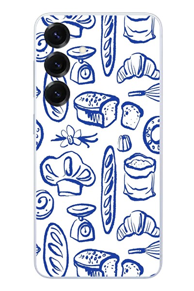 Le Balvo Samsung Galaxy S25 Uyumlu Bakery Ahçı Usta Baskılı Silikon Kılıf