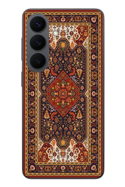 Le Balvo Samsung Galaxy S26 Uyumlu Anadolu Motif Halısı Baskılı Silikon Kılıf