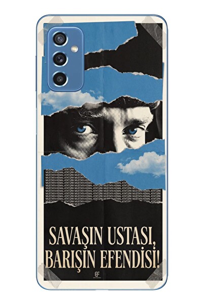 Le Balvo Samsung Galaxy M52 Uyumlu Savaşın Ustası Atatürk Baskılı Silikon Kılıf