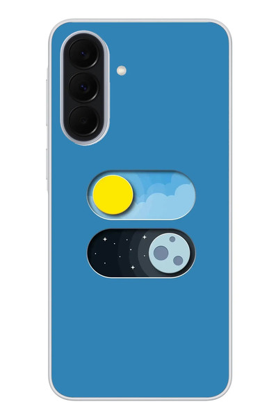 Le Balvo Samsung Galaxy A37 Uyumlu Gece Gündüz Geçiş Baskılı Silikon Kılıf