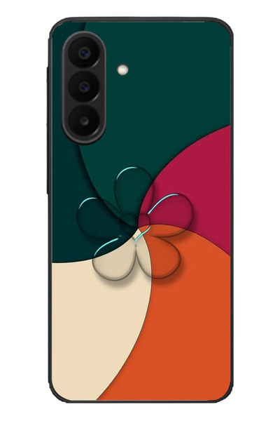Le Balvo Samsung Galaxy A27 Uyumlu Modern Yonca Renkleri Baskılı Silikon Kılıf