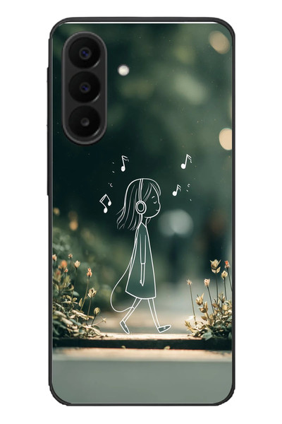 Le Balvo Samsung Galaxy A27 Uyumlu Neon Kız Çocugu Baskılı Silikon Kılıf