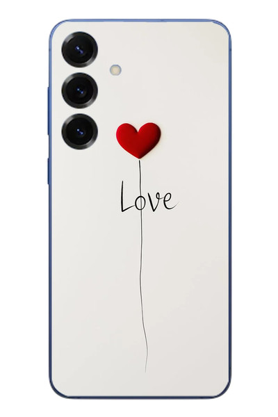 Le Balvo Samsung Galaxy S25 Plus Uyumlu Love Aşk Baskılı Silikon Kılıf