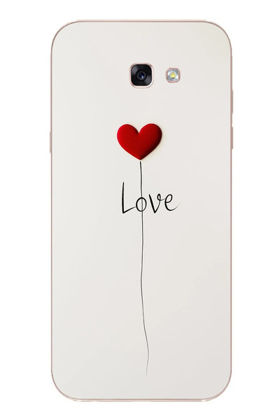 Le Balvo Samsung Galaxy A7 2017 Uyumlu Love Aşk Baskılı Silikon Kılıf