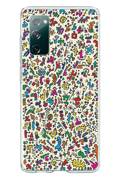 Le Balvo Samsung Galaxy S20 FE Uyumlu Hayvan Kaosu Baskılı Silikon Kılıf