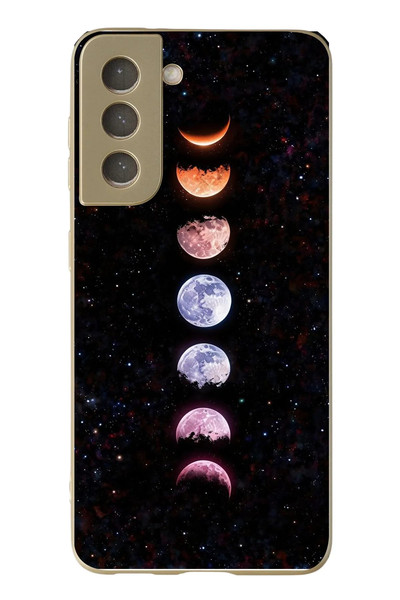Le Balvo Samsung Galaxy S21 FE Uyumlu Tüm Gezegenler Baskılı Silikon Kılıf