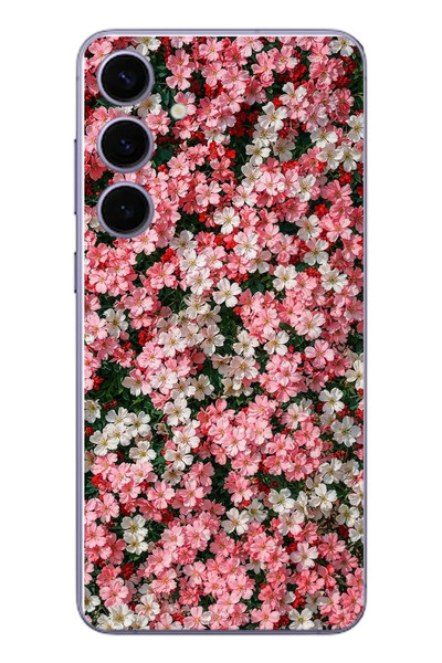 Le Balvo Samsung Galaxy S24 Plus Uyumlu Ahenkli Papatyalar Baskılı Silikon Kılıf