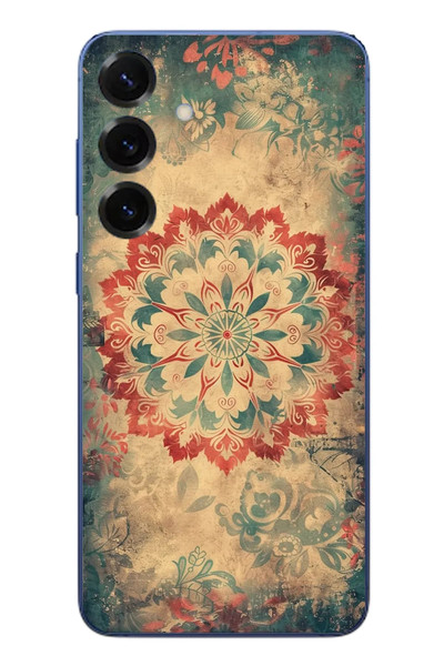 Le Balvo Samsung Galaxy S25 Plus Uyumlu Ebru Çizgisel Baskılı Silikon Kılıf