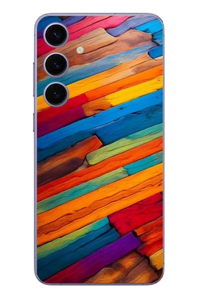 Le Balvo Samsung Galaxy S24 Plus Uyumlu Renk Geçişleri Baskılı Silikon Kılıf