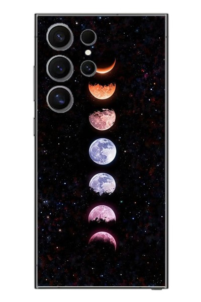 Le Balvo Samsung Galaxy S24 Ultra Uyumlu Tüm Gezegenler Baskılı Silikon Kılıf
