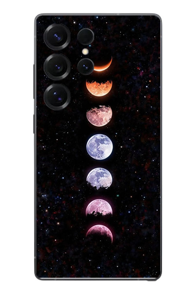 Le Balvo Samsung Galaxy S25 Ultra Uyumlu Tüm Gezegenler Baskılı Silikon Kılıf