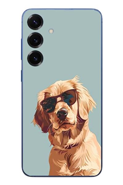 Le Balvo Samsung Galaxy S25 Plus Uyumlu Karizmatik Köpek Baskılı Silikon Kılıf