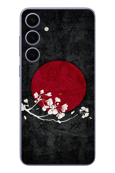 Le Balvo Samsung Galaxy S24 Plus Uyumlu Ay Tutulması Baskılı Silikon Kılıf