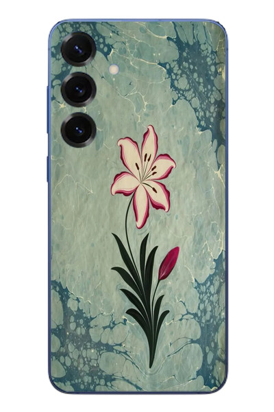 Le Balvo Samsung Galaxy S25 Plus Uyumlu Çiçek Deseni Baskılı Silikon Kılıf