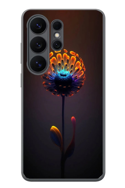 Le Balvo Samsung Galaxy S26 Ultra Uyumlu Büyülü Çiçek Baskılı Silikon Kılıf