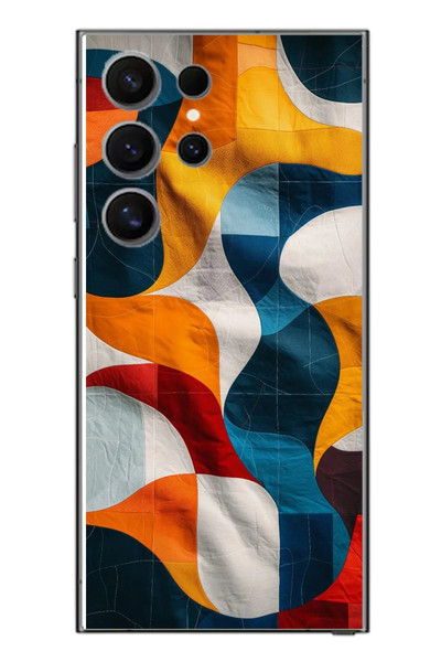 Le Balvo Samsung Galaxy S24 Ultra Uyumlu Modern Desenler Baskılı Silikon Kılıf