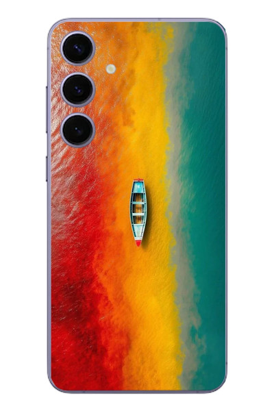 Le Balvo Samsung Galaxy S24 Plus Uyumlu Rengarenk Tekne Baskılı Silikon Kılıf