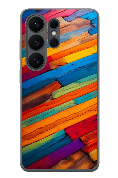 Le Balvo Samsung Galaxy S26 Ultra Uyumlu Renk Geçişleri Baskılı Silikon Kılıf