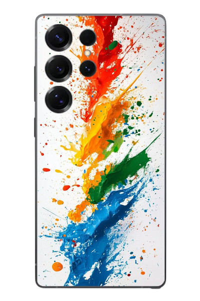 Le Balvo Samsung Galaxy S25 Ultra Uyumlu Renk Skalası Baskılı Silikon Kılıf