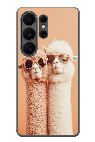 Le Balvo Samsung Galaxy S26 Ultra Uyumlu Sevgili Lamalar Baskılı Silikon Kılıf