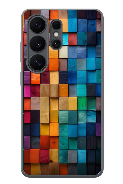 Le Balvo Samsung Galaxy S26 Ultra Uyumlu Gökkuşağı Duvarı Baskılı Silikon Kılıf