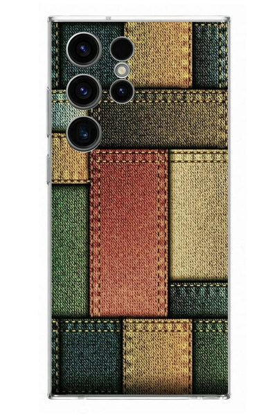 Le Balvo Samsung Galaxy S23 Ultra Uyumlu Kot Cepleri Baskılı Silikon Kılıf