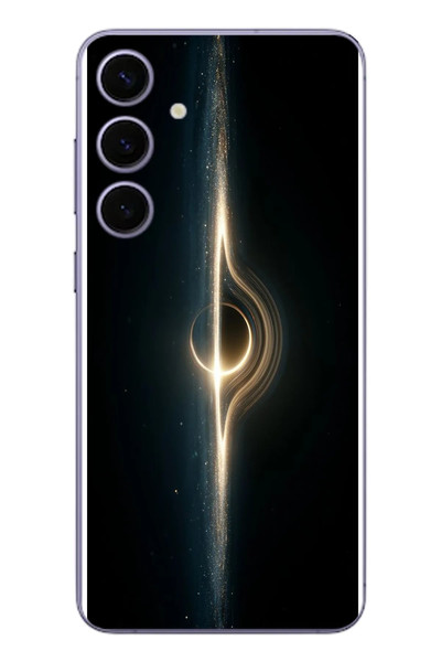 Le Balvo Samsung Galaxy S24 Plus Uyumlu Galaksi Uzay Baskılı Silikon Kılıf