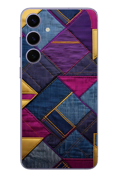 Le Balvo Samsung Galaxy S24 Plus Uyumlu Kot Deseni Baskılı Silikon Kılıf
