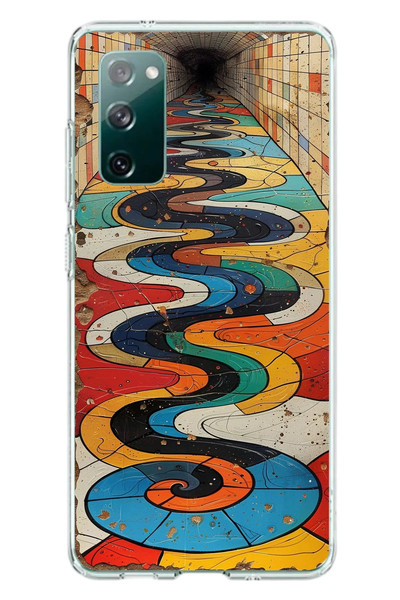 Le Balvo Samsung Galaxy S20 FE Uyumlu Renk Duvarı Baskılı Silikon Kılıf