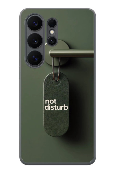 Le Balvo Samsung Galaxy S26 Ultra Uyumlu Not Disturb Baskılı Silikon Kılıf