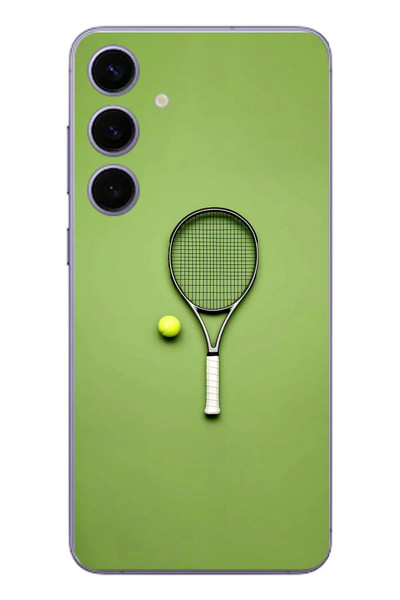 Le Balvo Samsung Galaxy S24 Plus Uyumlu Tenis Raketi Baskılı Silikon Kılıf
