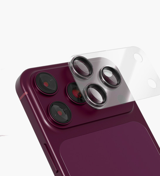IPG iPhone 18 Pro Max için IPG ProLENS Tam Kamera Şeffaf Lens Koruma Çerçeveli Tek Gövde Kamera Lens Koruması