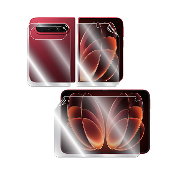 IPG Xiaomi 18 Fold Uyumlu İç Dış Ekran ve Arka Kapak için IPG Hydrogel İnce TPU Koruyucu