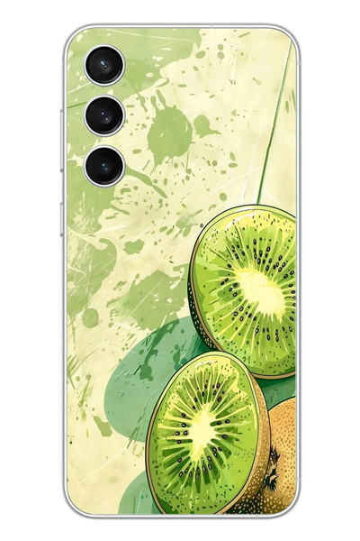 Le Balvo Samsung Galaxy S23 FE Uyumlu Kiviler Baskılı Silikon Kılıf