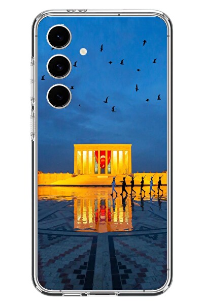 Le Balvo Samsung Galaxy S24 FE Uyumlu Anıtkabir Baskılı Silikon Kılıf