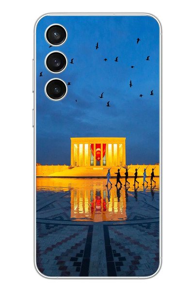 Le Balvo Samsung Galaxy S23 FE Uyumlu Anıtkabir Baskılı Silikon Kılıf