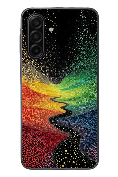Le Balvo Samsung Galaxy A17 Uyumlu Renkli Yollar Baskılı Silikon Kılıf