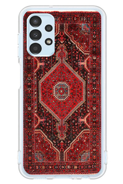 Le Balvo Samsung Galaxy A13 Uyumlu Anadolu Halısı Baskılı Silikon Kılıf