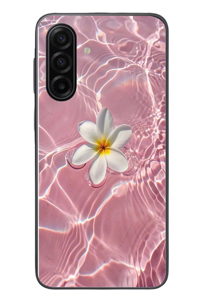 Le Balvo Samsung Galaxy A17 Uyumlu Dalgalı Papatya Baskılı Silikon Kılıf