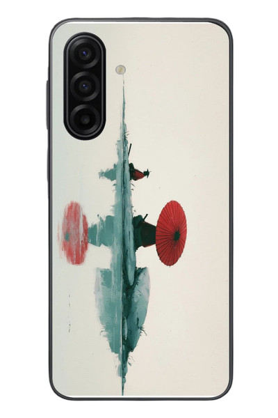 Le Balvo Samsung Galaxy A17 Uyumlu Japon Şemsiyesi Baskılı Silikon Kılıf