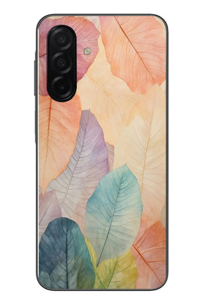 Le Balvo Samsung Galaxy A26 Uyumlu Hafif Yapraklar Baskılı Silikon Kılıf